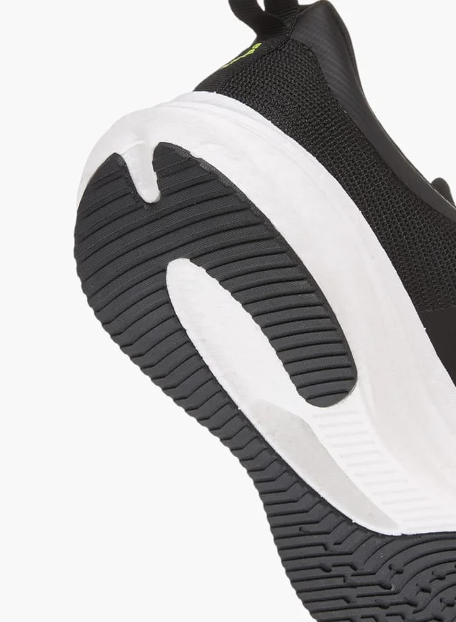 Kappa Mens Logo Print Sports Shoes With Lace-Up Closure