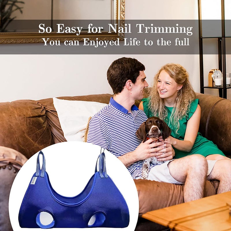 AZOD Cat Grooming Hammock Hanging Harness Pet Hammock Helper Pet Grooming Harness Cat Dog Hammock for Grooming Nail Cutting - Image 3