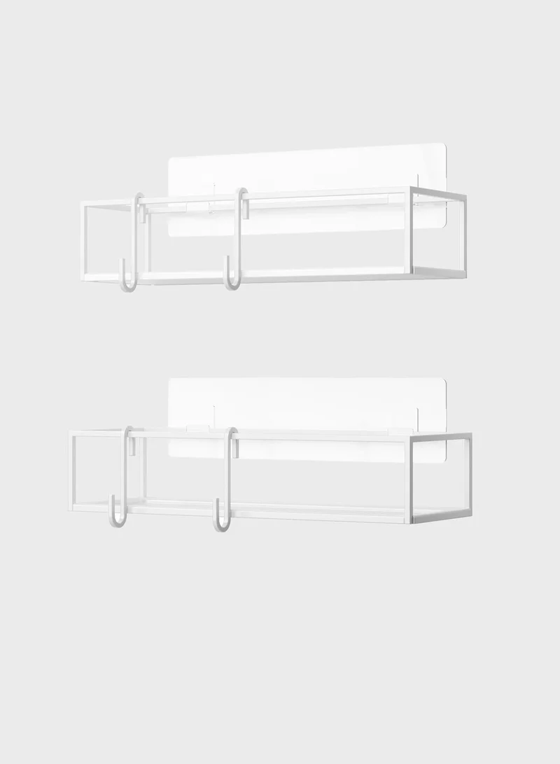 UMBRA Set Of 2 Cubiko Shower Bin