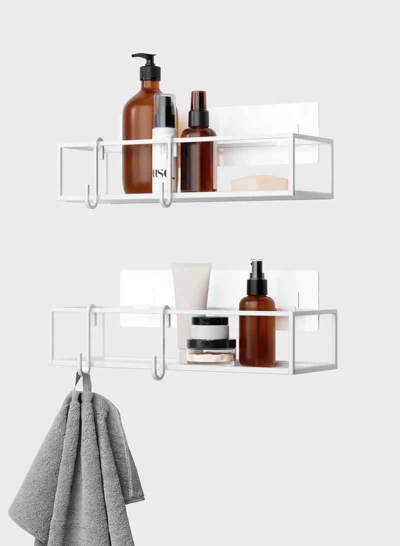 UMBRA Set Of 2 Cubiko Shower Bin