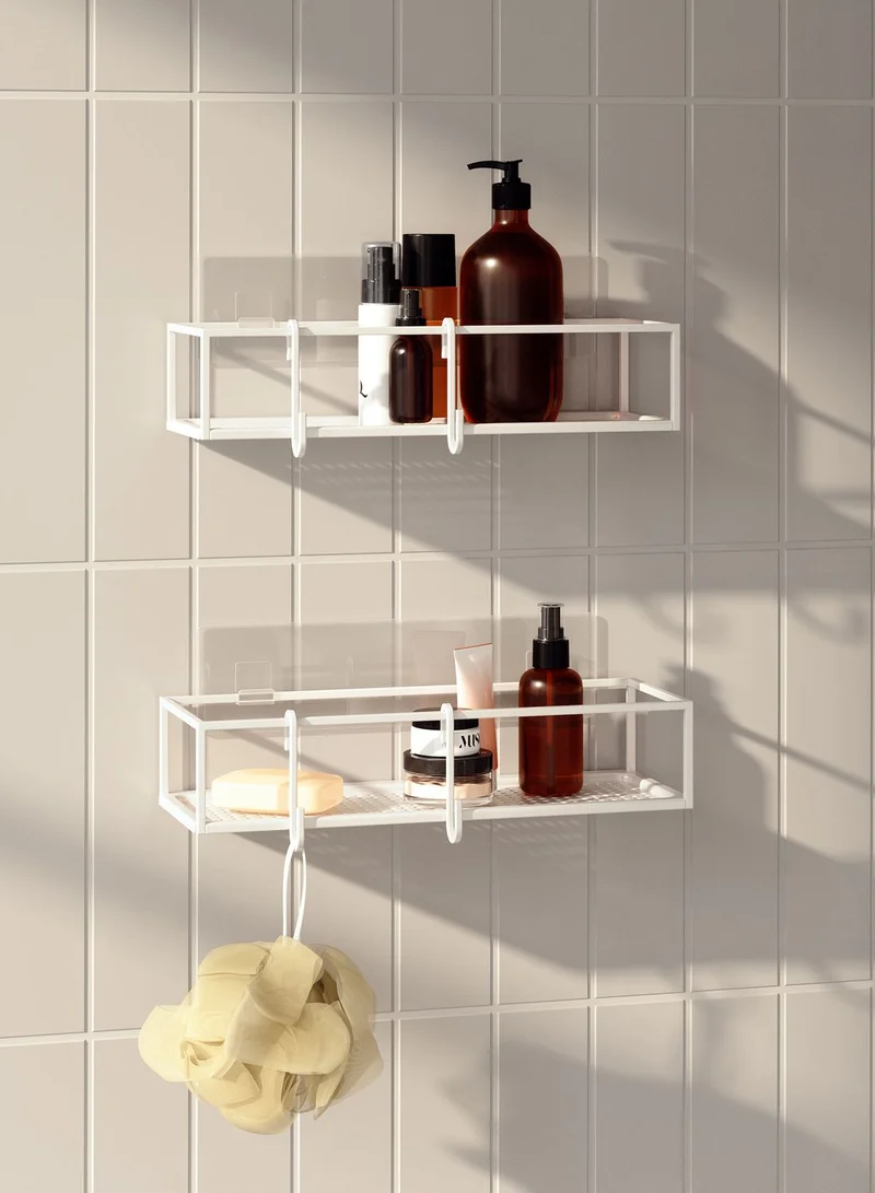 UMBRA Set Of 2 Cubiko Shower Bin