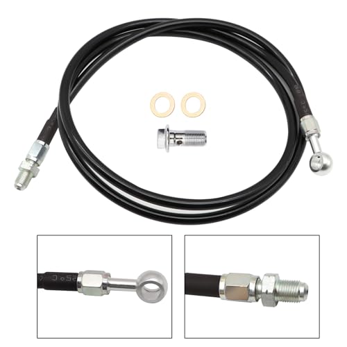 FZJDSD Stainless Steel Clutch Line 55 inch Compatible with Honda Civic 1992-2000 Compatible with Honda Del Sol 1993-1997 Compatible with Acura Integra 1994-2001 B/D Series Motors - Image 2