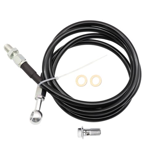 FZJDSD Stainless Steel Clutch Line 55 inch Compatible with Honda Civic 1992-2000 Compatible with Honda Del Sol 1993-1997 Compatible with Acura Integra 1994-2001 B/D Series Motors - Image 3
