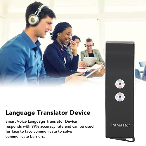PUSOKEI Language Translator Device, Portable Two Way Language Translator, Handheld Smart Voice Translator, Support 74 Languages 70 Accents, Bluetooth 5.0, for Travel, Business - Image 2