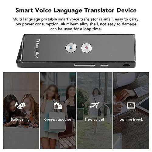 PUSOKEI Language Translator Device, Portable Two Way Language Translator, Handheld Smart Voice Translator, Support 74 Languages 70 Accents, Bluetooth 5.0, for Travel, Business - Image 5
