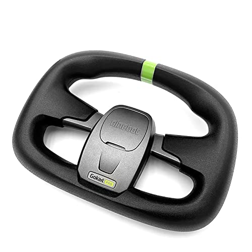 stio GoKart Pro Steering Wheel Compatible with Ninebot by Segway Go Kart Kit Go Kart PRO Refit Smart Scooter Steering Wheel Replacements GoKart Original Accessories (Black) - Image 1
