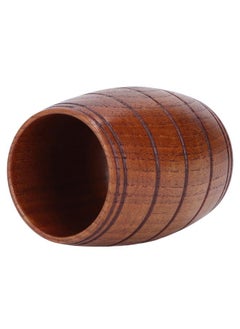 Thoraya Sour Jujube Wood Beer Cup 210ml Multi Functional Barrel Shaped Wooden Drinking Beer Tea Cup  - Image 5