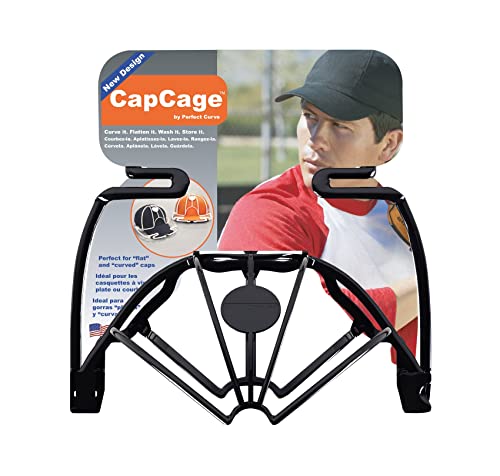 Perfect Curve Cap Washer (Black) – Hat Cleaner For Baseball Caps | Baseball Cap Washer For Washing Machine | Baseball Cap Washer For Dish Washer | Baseball Hat Washer | Flat Brim or Curved Brim - Image 2
