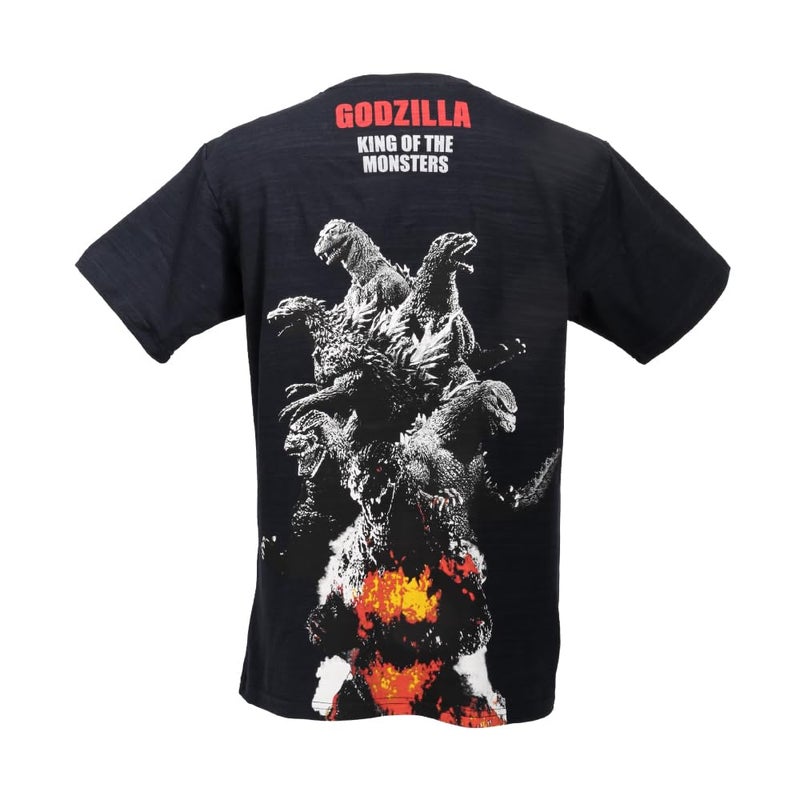 GODZILLA TShirts Evolutions of GODZILLA BK Large Black