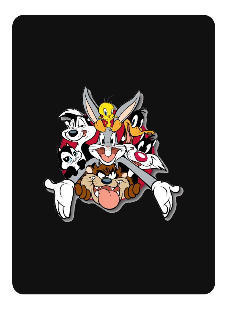 Theodor Protective Flip Case For Apple iPad Mini 1/2/3 With Trifold Stand Auto Wake Sleep Shockproof Cover Looney Tunes - Image 1