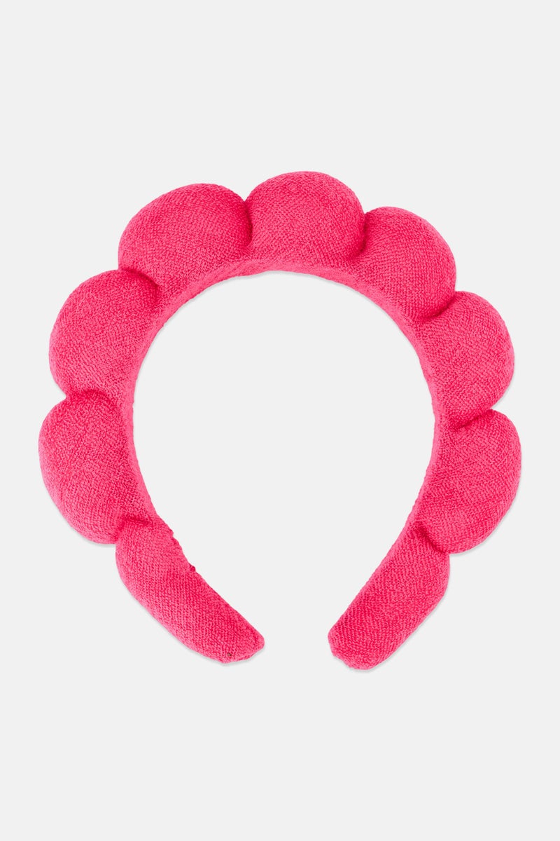 Olivia Rose Women Embellished Spa Bubble Headband, Pink - Image 4