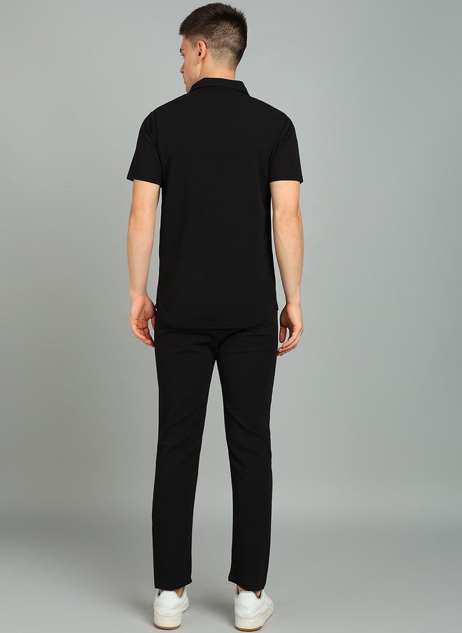 PREEN Self Design Round Neck Shirt With Trousers Co-Ords - Image 5