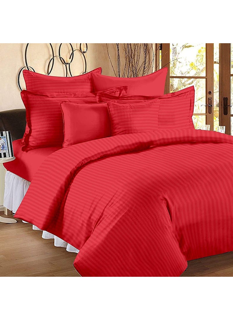 AASHIYANA SAJONA AASHIYANA SAJONA Bedsheets for Double Bed Cotton Premium Bedsheet with 2 Pillow Covers Luxury Bedding Set Gift for Couples for Romantic Dates Wedding 