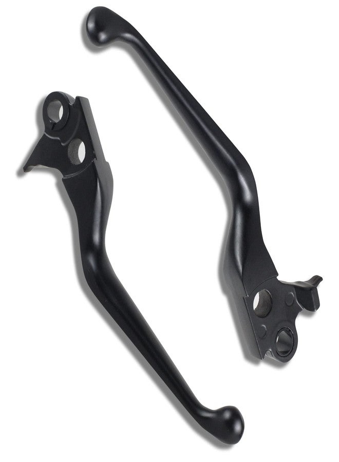 NTHREEAUTO Black Brake Clutch Lever Hand Levers Compatible with Harley Sportster 883 1200 Dyna Softail Electra Glide Road King Touring Fat Bob - Image 2