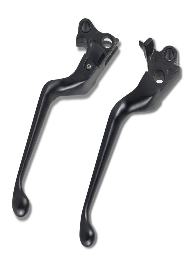 NTHREEAUTO Black Brake Clutch Lever Hand Levers Compatible with Harley Sportster 883 1200 Dyna Softail Electra Glide Road King Touring Fat Bob - Image 1