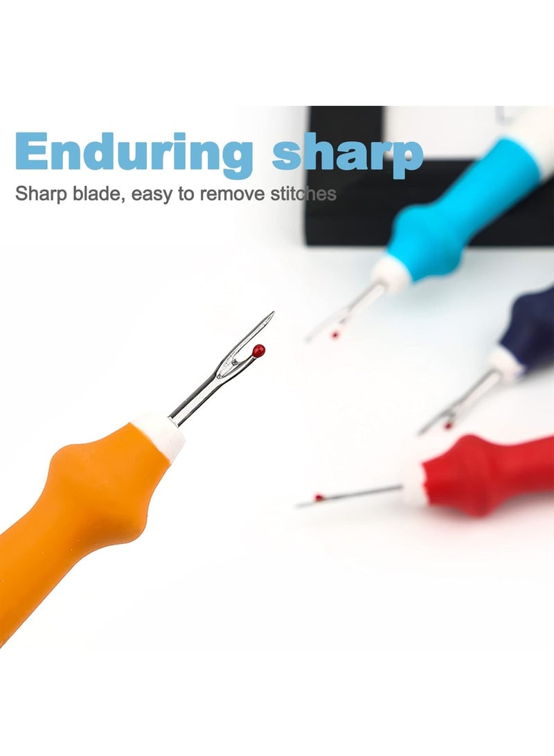 SOLARAE 3 Pack Seam Ripper Unpicker Sewing Tool Stitch Unpicker with Ergonomic Handle, Sharp Seam Ripper Sewing Thread Removers for Quick Unpick Sewing - Image 5