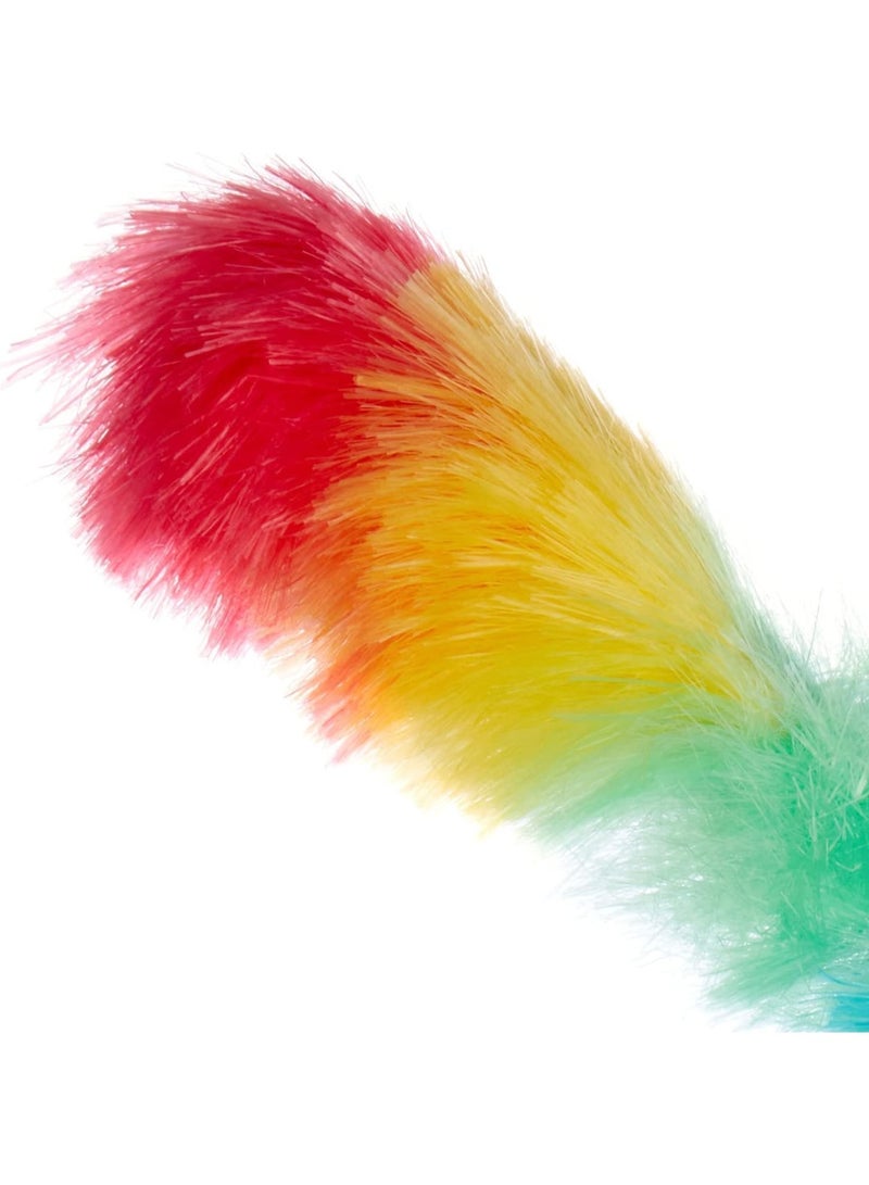 Extendable Microfiber Duster Brush – 80CM Short Handle – Multi-Color, Washable, Anti-Static Feather Duster for Car, Home, Office – Scratch-Free, Bendable, High-Reach Cleaning Tool - Image 4