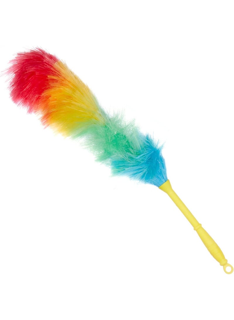 Extendable Microfiber Duster Brush – 80CM Short Handle – Multi-Color, Washable, Anti-Static Feather Duster for Car, Home, Office – Scratch-Free, Bendable, High-Reach Cleaning Tool - Image 1