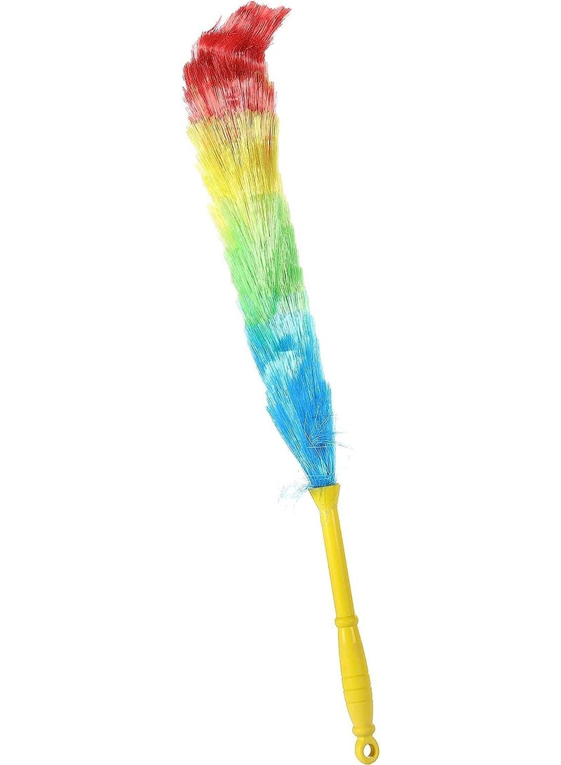 Extendable Microfiber Duster Brush – 80CM Short Handle – Multi-Color, Washable, Anti-Static Feather Duster for Car, Home, Office – Scratch-Free, Bendable, High-Reach Cleaning Tool - Image 5