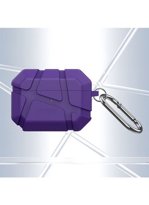 Apple Protective Case Is Suitable For AIRPODS 4/3 PRO 2 TPU Split Anti-drop Bluetooth Earphone Case 1/2 Generation-Color:Purple-Applicable Models:Airpods 1/2 Generation