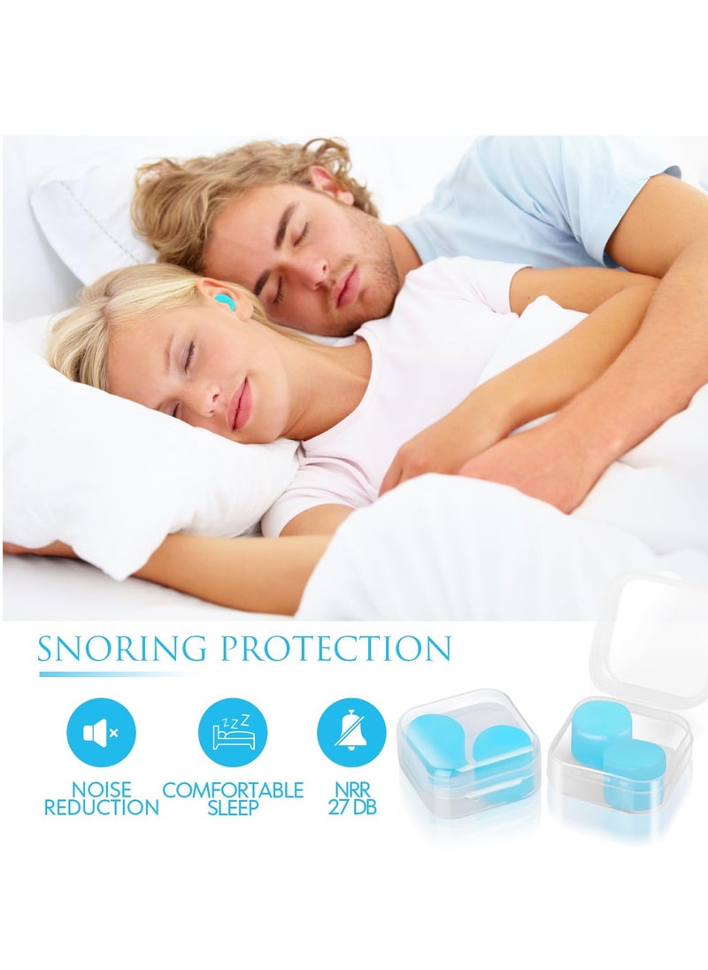 Generic - Wax Ear Plugs For Sleeping, Swimming - 12 Soft Noise Reducing Silicone Wax Ear Plugs For Sleeping And Swimming, Ear Protection, Noise Isolation Rating 32 Db - Image 1