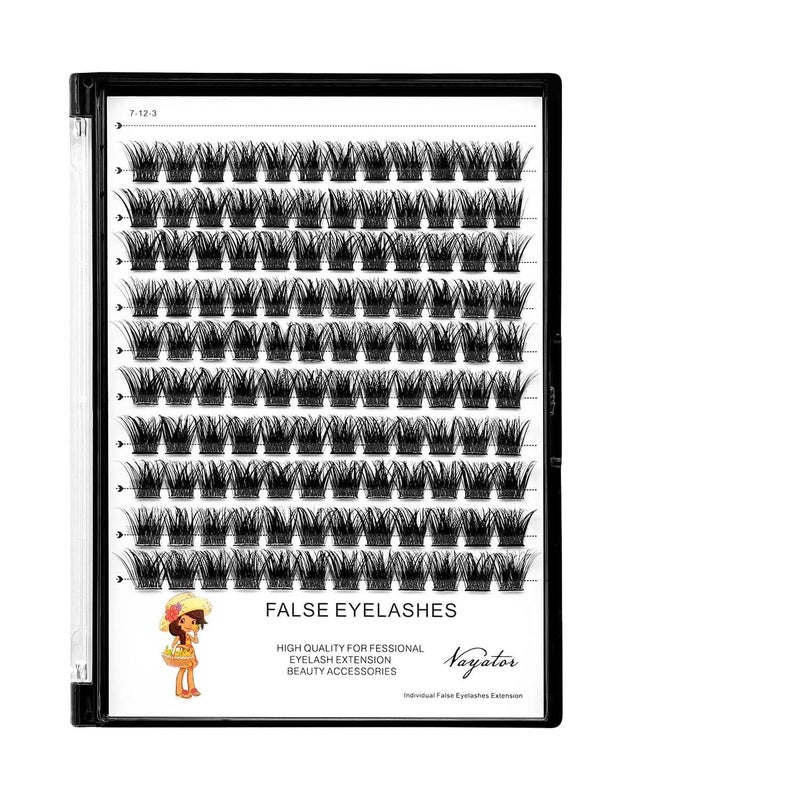 VAYATOR Lashes Mixed KitFalse Lashes Lash Bond  Seal Kit Multiple styles To Choose 820mm Mix D CurlDD Curl Makeup Cluster Grafting Eyelashes Individual Extension DD Curl12mm