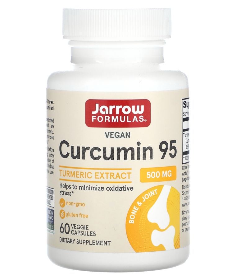 jarrow formulas Curcumin 95 Turmeric Extract 500 mg 60 Veggie Capsules