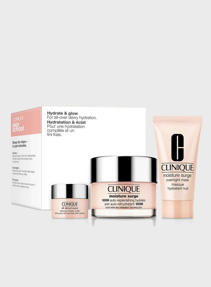CLINIQUE Hydrate Glow Skincare Set, Savings 47%