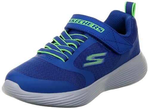 SKECHERS أحذية سكيشرز للأطفال الأولاد جري 400 V2، أزرق/ليموني، 2 طفل صغير - Image 1