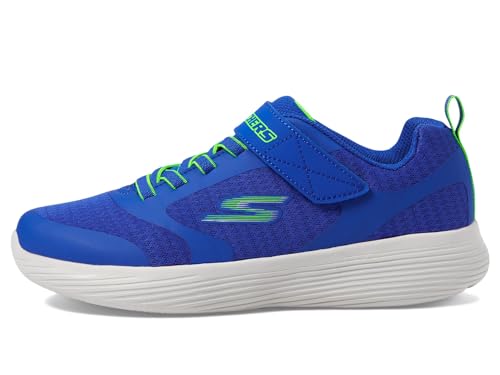 SKECHERS أحذية سكيشرز للأطفال الأولاد جري 400 V2، أزرق/ليموني، 2 طفل صغير - Image 4