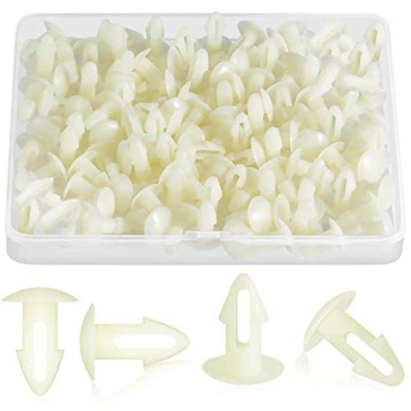 100 Pcs Strapping Rivets 15/64 Inch Hole Patio Strapping Fasteners for Patio Furniture Repair Webbing Lawn Chair Lounge Accessories, 0.66 x 0.48 Inch - Image 1