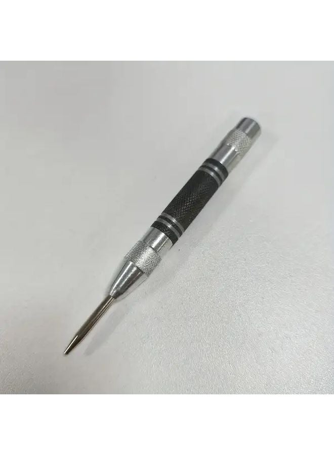 1piece Automatic Center Punch Adjustable Spring Loaded Metal Drilling Tool - Image 1