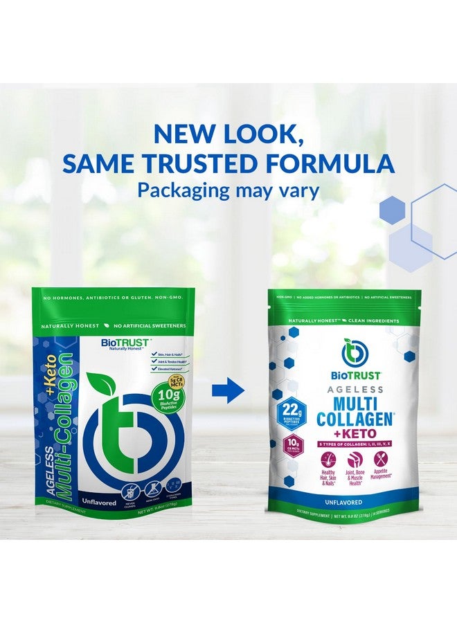 BioTrust BioTrust Multi Collagen Protein Powder + Keto MCT Oil - 5 Types (I, II, III, V, X) & 100% Caprylic Acid C8 - Support Elevated Ketones, Metabolism, Joints & Beauty All in 1 Collagen Powder (Unflavored) - Image 2