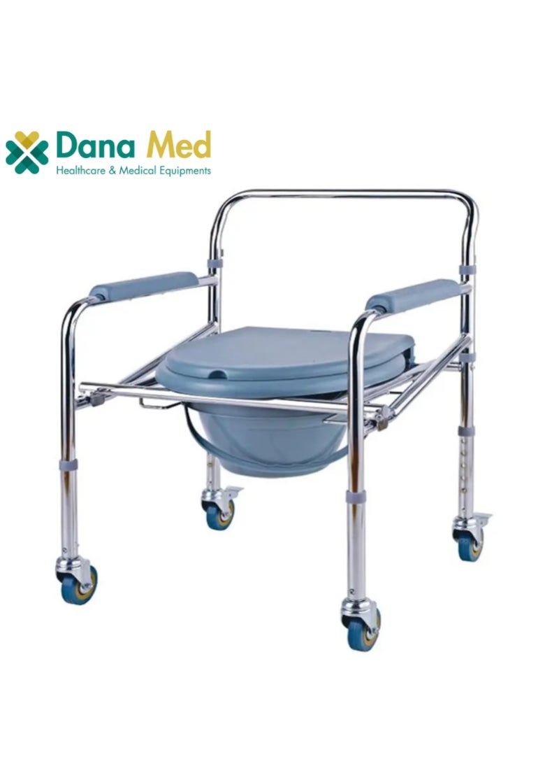 Commode Chair With Wheels - Image 1