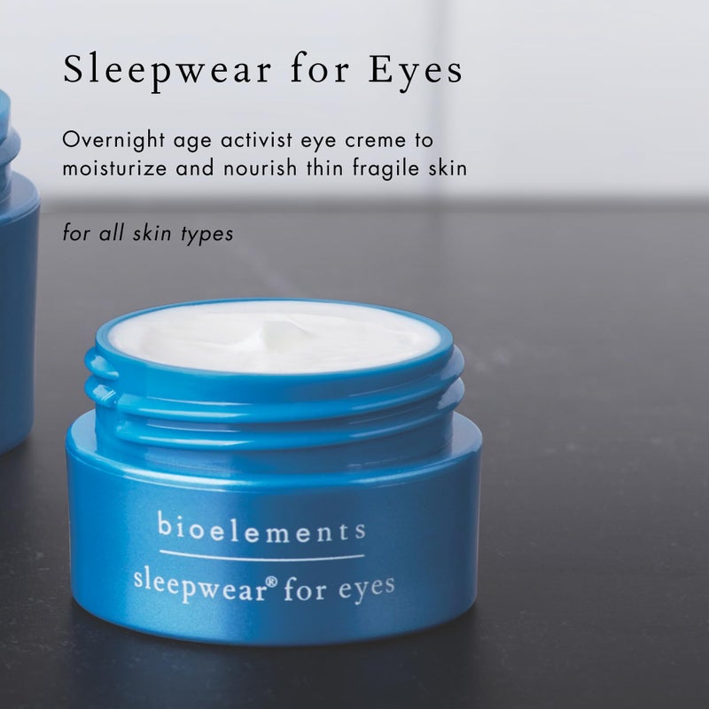 Bioelements Sleepwear for Eyes - 0.5 fl oz - Night Anti-Aging Eye Cream - Moisturize, Hydrate & Reduce Appearance of Fine Lines & Wrinkles - Vegan, Gluten Free - Never Tested on Animals - Image 3