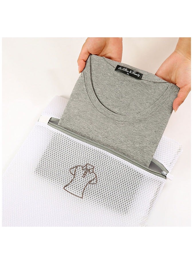 6-Piece Reusable Mesh Net Zipper Laundry Bag Set - Image 3