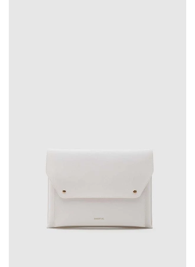 Cream Frame Laptop & Tablet Bag.