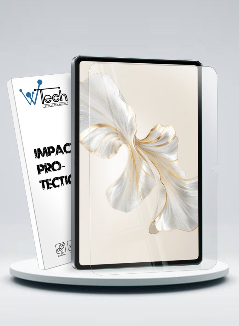 Wtech Tempered Glass Screen Protector For Honor Pad 9 Pro 2024 (12.1 inch) 9H Ultra HD Clear - Image 1