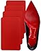 CZBYXA12 Red Bottom Shoe Sole ProtectorSole Guard NonSlip Shoe Pads Compatible with Christian Louboutin Heels Smooth Surface Traction Scratch Prevention6x4 2Pairs - Image 1