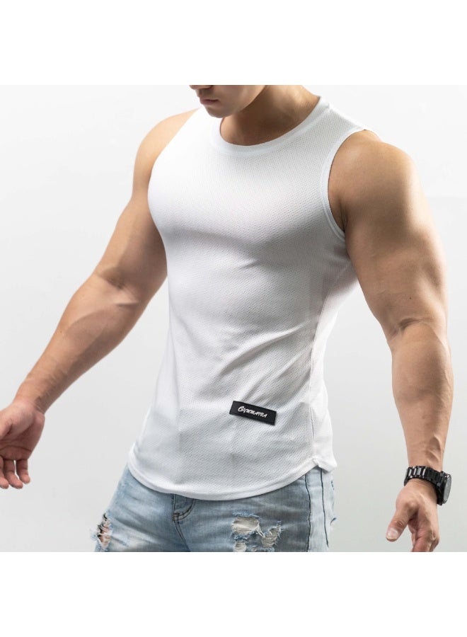 Men's  Workout Tank Tops Sleeveless Gym Shirts Bodybuilding Fitness Muscle Tee Shirts