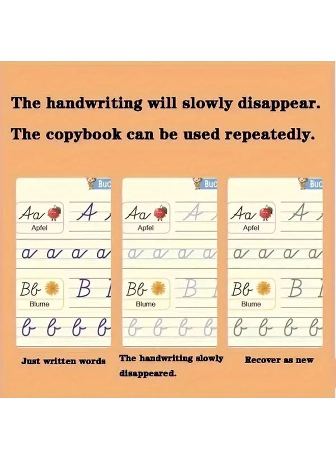 German Magic Reusable Handwriting Practice Books Set With Pen And Refills - Image 4