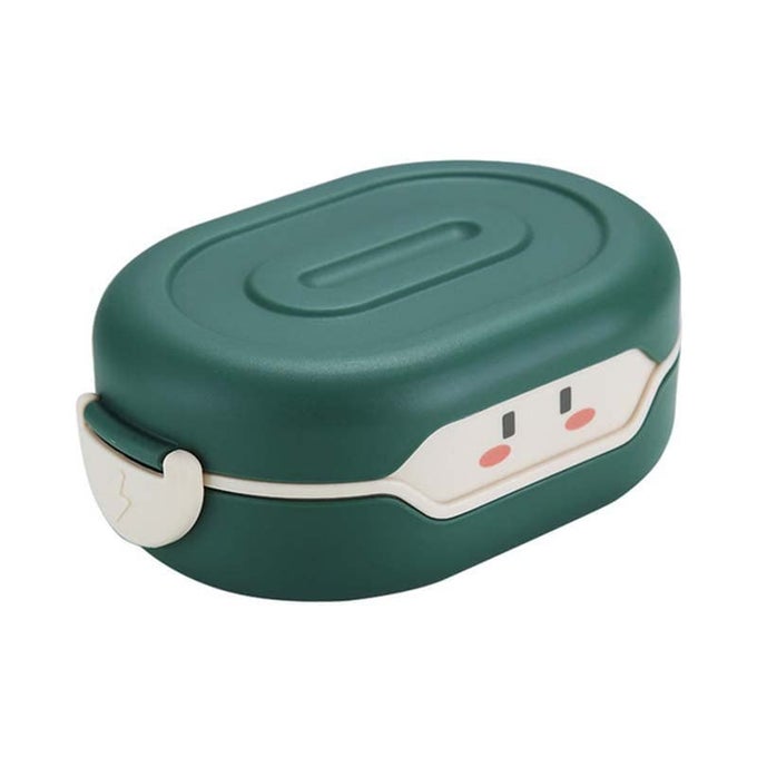 CUTE JAPANESE STYLE LUNCH BOX FOR KID'S SNACK BOX TIFFIN FOR SCHOOL TRAVEL PICNIC (MULTICOLOR, PLASTIC)
