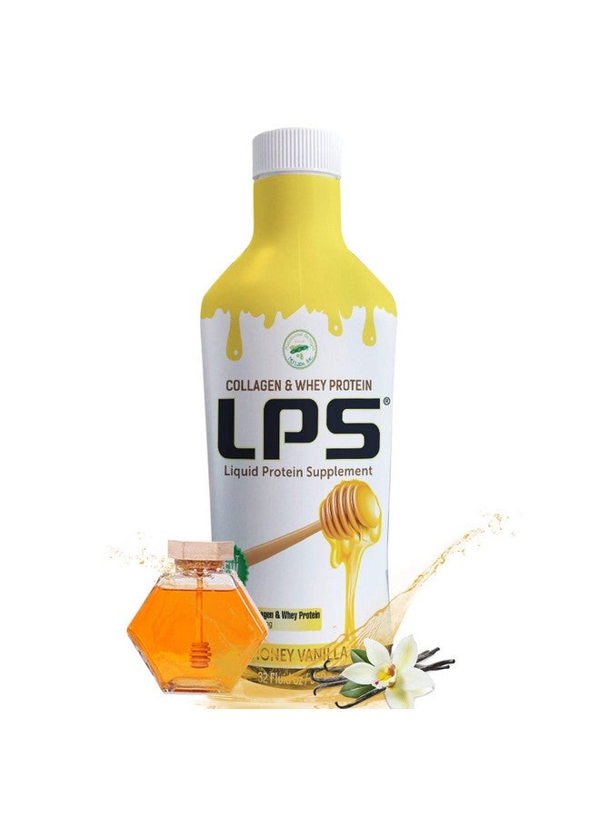 Nutritional Designs Sugar-Free Liquid Collagen & Whey Protein Supplement - Non-GMO Drink - Promotes Healthy Skin & Hair for Men & Women (Honey Vanilla) - Image 1
