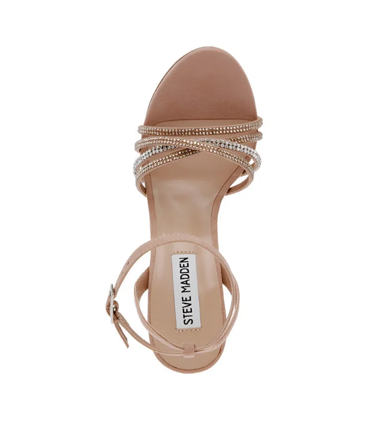 Steve Madden LARA02S1-166 Natural Women's Heel Sandals