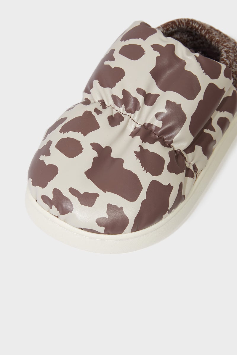 DeFacto Brown Woman Woman Flat Sole Home Boots Casual - Image 5