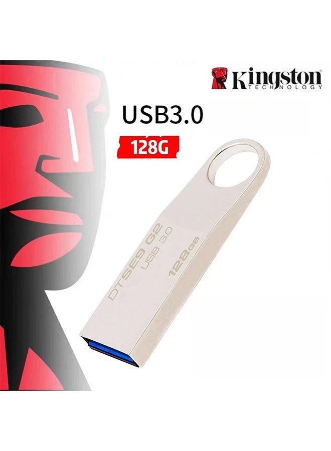 Kingston HyperX 128GB Data Traveler DTSE9 G2 USB 3.0 Metal High-Speed Flash Drive - Image 1