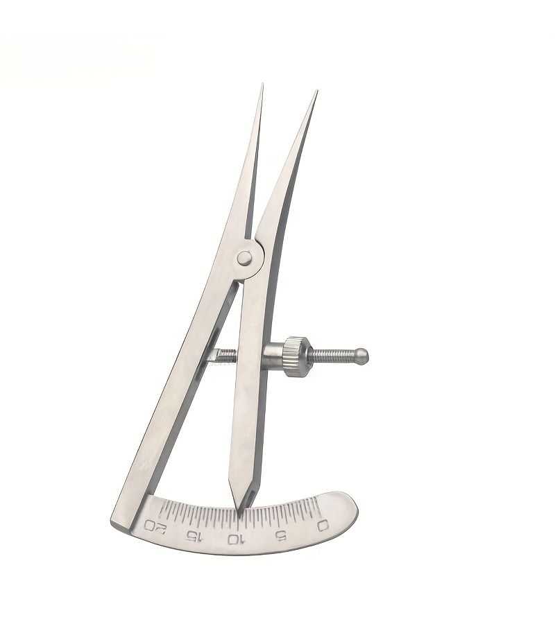 Stainless Steel Mini Spacing Gauge Model A Adjustable Caliper Leather Edging Tool - Image 4