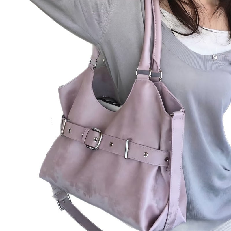 Women's Korean 3.0 Belt Renee Bag Large Capacity Tote Shoulder Crossbody Bag - Image 5