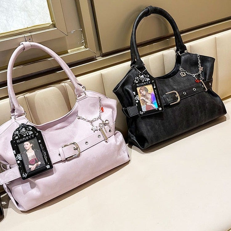 Women's Korean 3.0 Belt Renee Bag Large Capacity Tote Shoulder Crossbody Bag - Image 1
