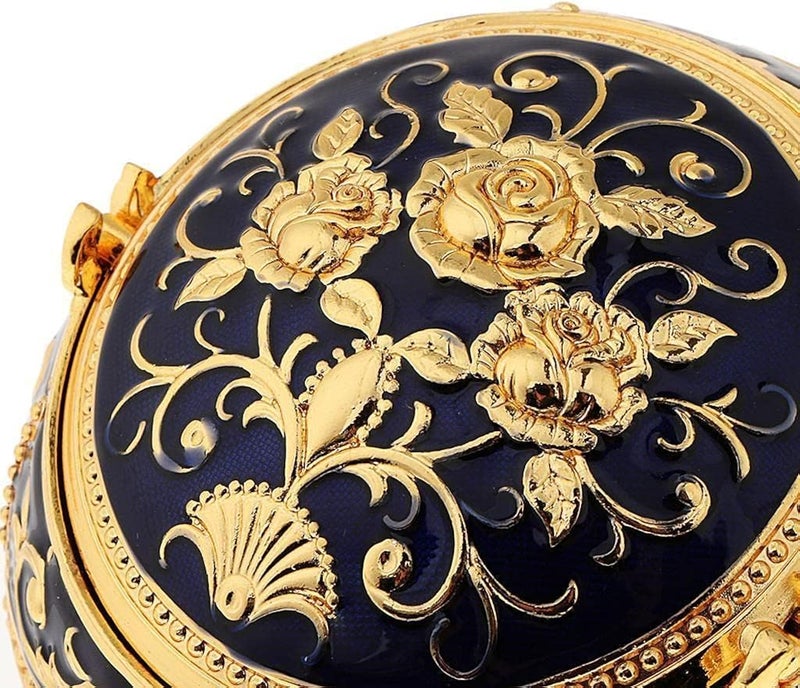 klarako Zinc Alloy Jewelry Box with Lid Windproof Ashtray Vintage - Image 5